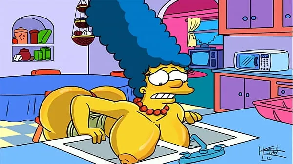 Grote The Simpsons Hentai - Marge Sexy (GIF nieuwe video's