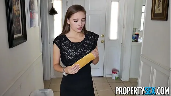 PropertySex - Hot petite real estate agent makes hardcore sex video with client Video baharu besar