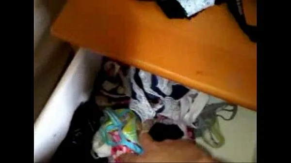 Veliki sisters thong collection and dirty thongs/clothes novi videoposnetki