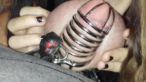 Big chastity cage new Videos