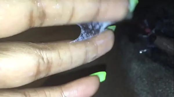 Fingering my tight black creamy pink pussy Video baharu besar