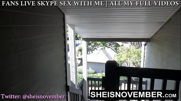 Big Naughty Stepsister Sneak Outdoors To Meet For Secrete Kneeling Blowjob And Facial, A Sexy Ebony Babe With Long Blonde Hair Cleavage Is Exposed While Giving Her Stepbrother POV Blowjob, Stepsister Sheisnovember Swallow Cumshot on Msnovember new Videos