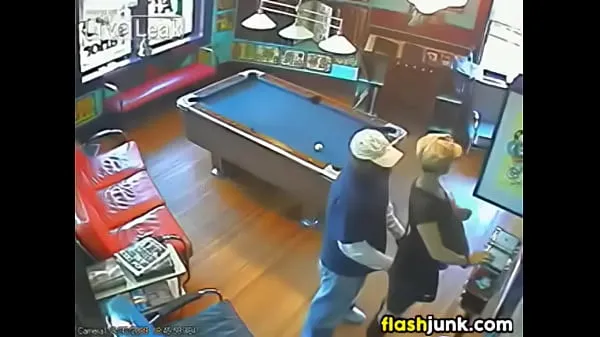 Big stranger caught having sex on CCTV new Videos