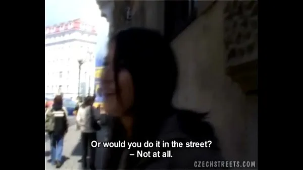 CZECH Street sex for مقاطع فيديو جديدة كبيرة
