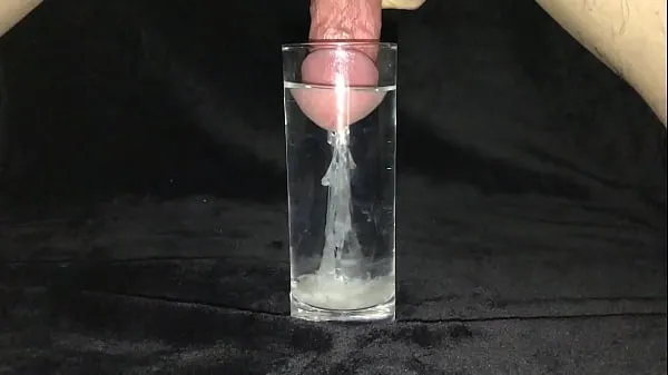 Big Cumshot in a Glass of Water 2 new Videos