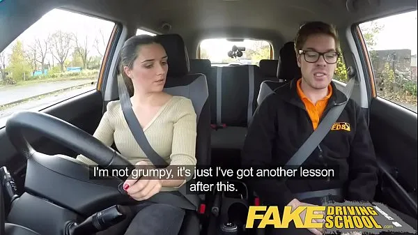 Veľké Fake Driving School little English teen gets fucked after her lesson nové videá
