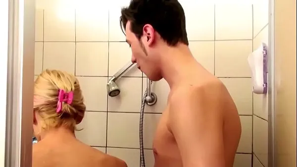 Büyük German Step-Mom help Son in Shower and Seduce to Fuck yeni Video