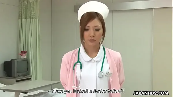 วิดีโอใหม่ยอดนิยม Stunning Japanese nurse gets creampied after being roughly pussy pounded รายการ