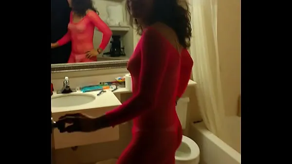 pink outfit in dallas hotel room Video baharu besar