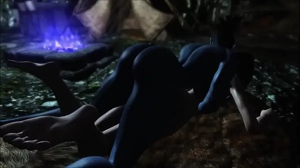 Büyük Skyrim Futa - Serana With a Dark Elf yeni Video
