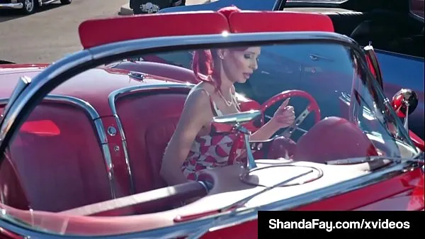 Big Canadian Cougar Shanda Fay Sucks & Fucks In Vintage Dress new Videos
