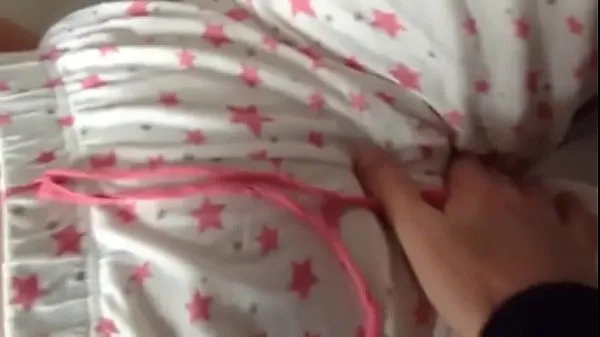 Fingering BBW wife's Hairy Ginger Pussy In Her PJ's To Orgasm Video baharu besar