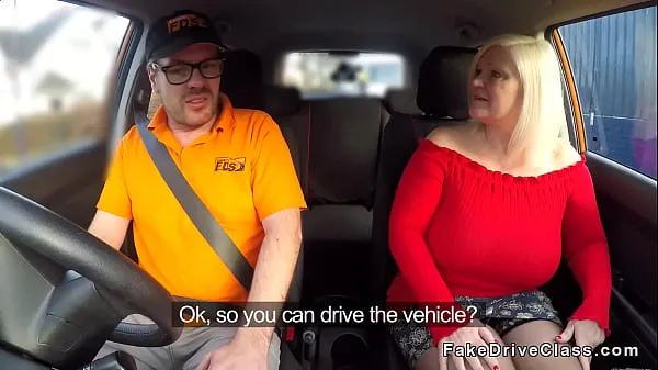 Big Huge tits granny bangs driving instructor new Videos