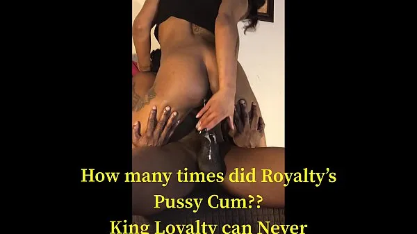 Grote Blac Creamy Pussy 'ROYALTY' LUVZ TO B NASTY WITH LOYALTY nieuwe video's