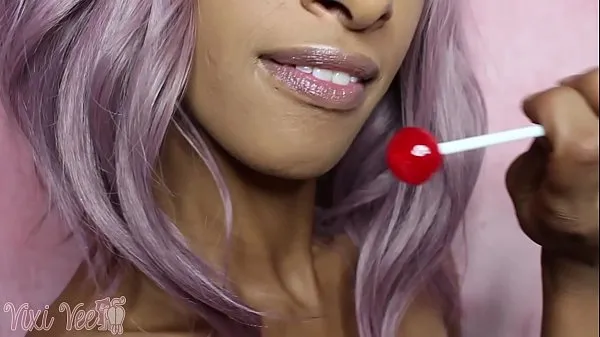 Velká Longue Long Tongue Mouth Fetish Lollipop FULL VIDEO nová videa