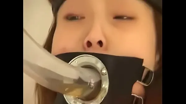 Big Japanese slave eats s. on bondage new Videos