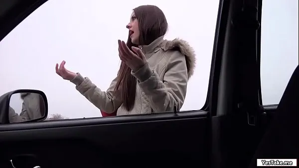 Rebecca fucks stranger for a free ride Video baru yang besar