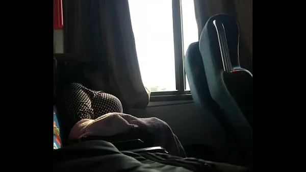 Big Busty bounces tits on bus new Videos