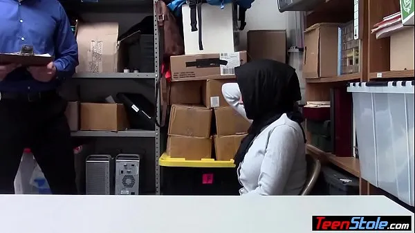 Veľké Huge titted muslim teen thief fucked hard by a mall cop nové videá