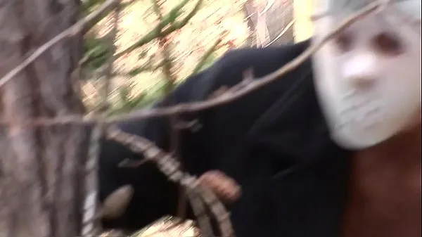 Masked men fuck the girl in the woods Video baharu besar