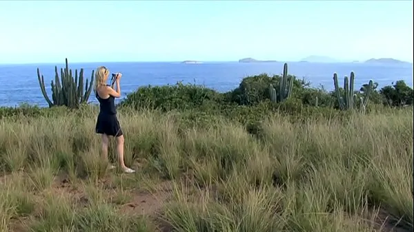 Big Brazilian blonde buggered on the beach new Videos