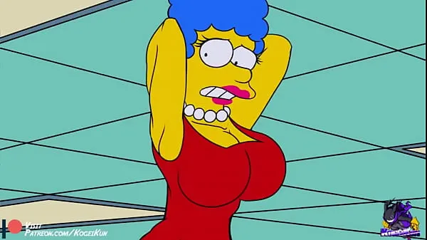 Grote Marge Simpson tits nieuwe video's