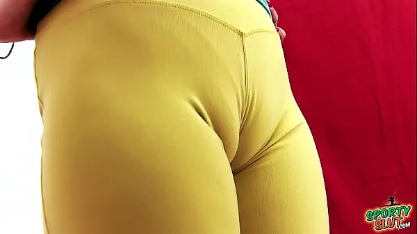 Grote Puffy Camel-toe Blonde Round Butt & Perky Nipples nieuwe video's
