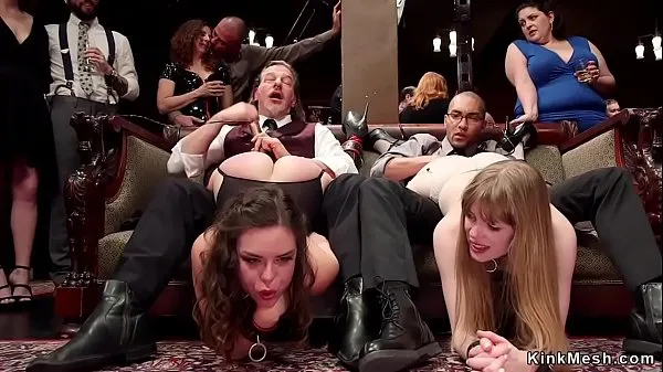 Slaves sucking at bdsm orgy Video baru yang besar