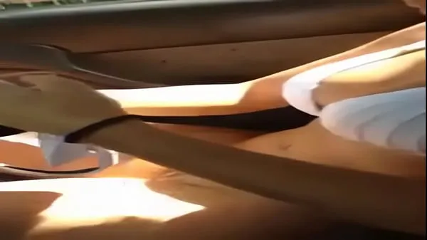 Naked Deborah Secco wearing a bikini in the car Video baharu besar