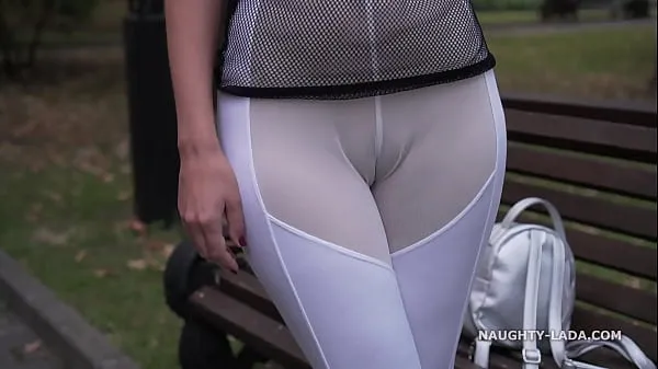 Grote See-through outfit in public nieuwe video's