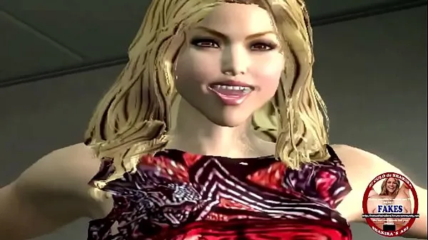Grote Shakira XXX in 3D nieuwe video's