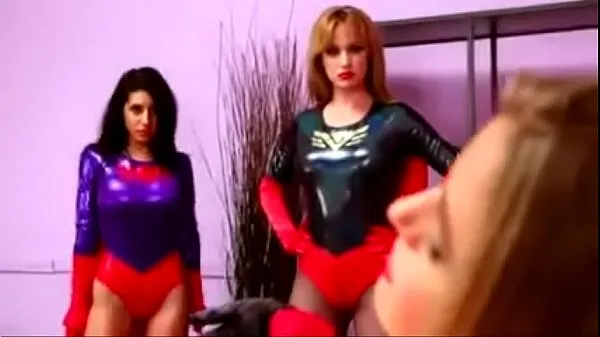 Big Red Queen fucks two superheroines new Videos