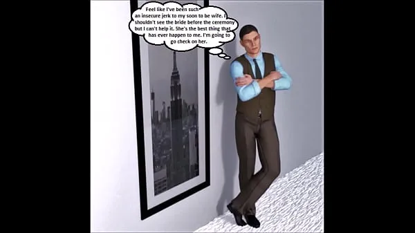 Большие 3D комикс: Горячая жена изменяет мужу с членом семьи в день свадьбы новые видео