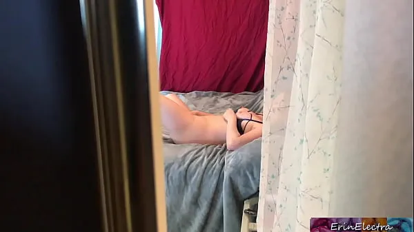 Big Nephew inlaw caught peeping fucks horny aunt inlaw - Erin Electra new Videos