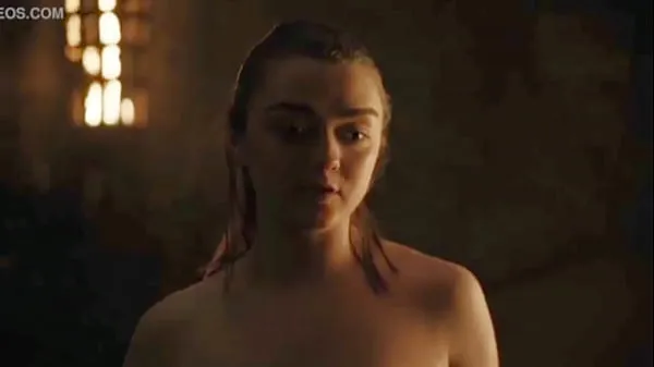 Maisie Williams/Arya Stark Hot Scene-Game Of Thrones مقاطع فيديو جديدة كبيرة