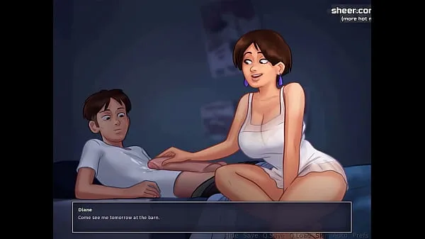 بڑے Wild sex with stepmom at night in bed l My sexiest gameplay moments l Summertime Saga[v018] l Part 11 نئے ویڈیوز