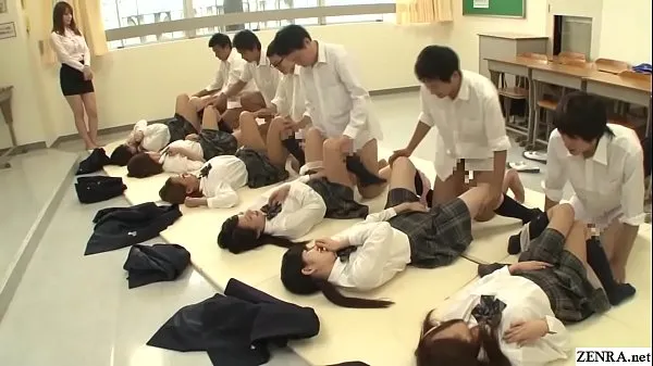 Большие Синхронизированный миссионерский секс школьницы в японском видео под руководством учителя новые видео