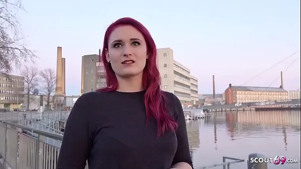 Big GERMAN SCOUT - Redhead Teen Melina talk to Fuck at Street Casting new Videos