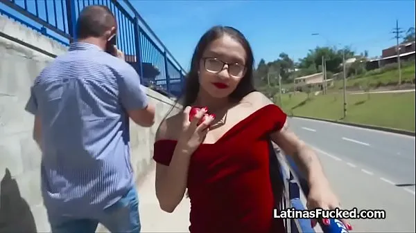 Latina amateur in glasses cocked hard Video baharu besar