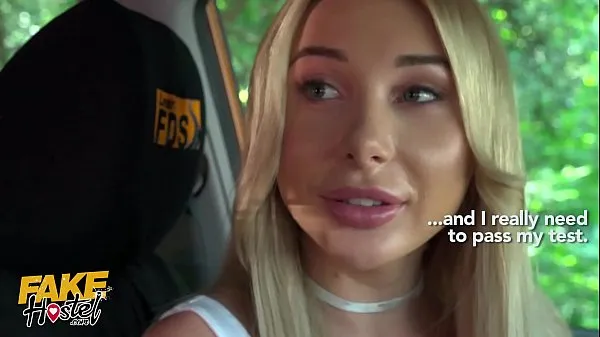 Grote Fake Hostel Hot blonde Marilyn Crystal fucked by her driving teacher nieuwe video's