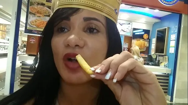 I went to eat a snack at the mall, went into the wrong bathroom and took it in my ass. see more in xv red Video baru yang besar