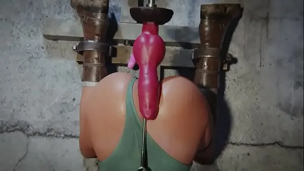 بڑے Lara Croft Fucked By Sex Machine [wildeerstudio نئے ویڈیوز