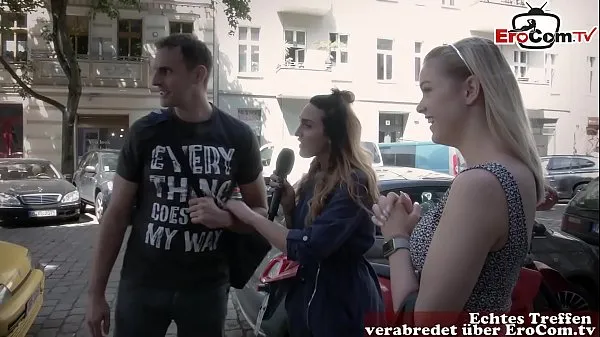 Isoja german reporter search guy and girl on street for real sexdate uutta videota