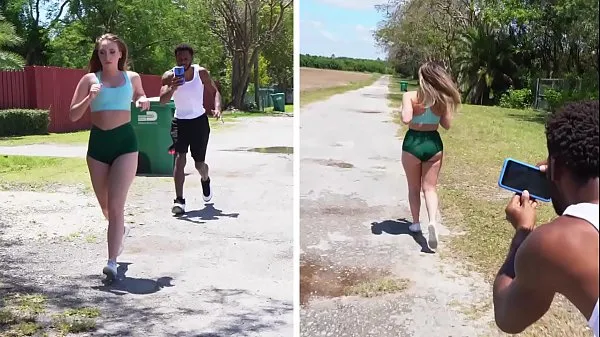 Grote BANGBROS - y. Harley Jade Goes For A Jog & Someone Follows Her nieuwe video's