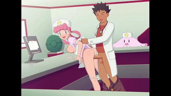 Grote Pokemon Doc Brock fucking Nurse Joy Cum inside nieuwe video's