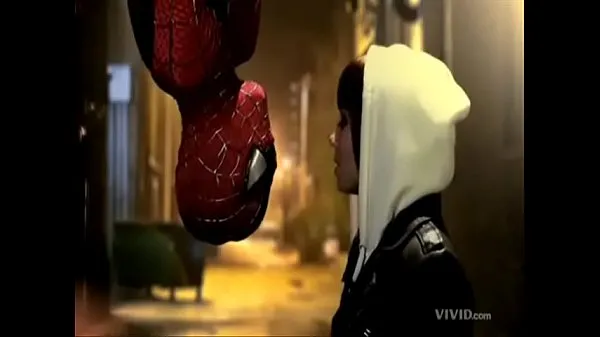 Velká Spider Man Scene - Blowjob / Spider Man scene nová videa
