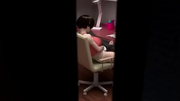 3D Hentai | Sister caught masturbating and fucked Video baharu besar