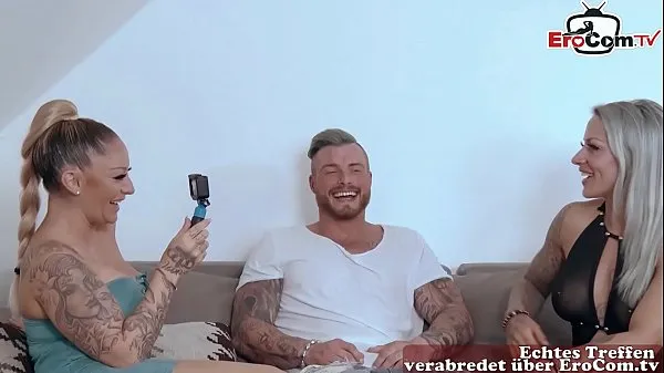 วิดีโอใหม่ยอดนิยม German port milf at anal threesome ffm with tattoo รายการ