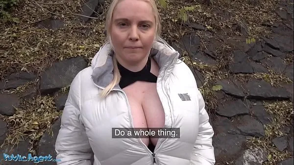 Veľké Public Agent Huge boobs blonde Jordan Pryce gives blowjob for cash nové videá