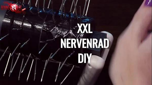 Store Do-It-Yourself instructions for a homemade XXL nerve wheel / roller nye videoer